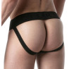 LEADER Jockstrap Brut Noir-Blanc